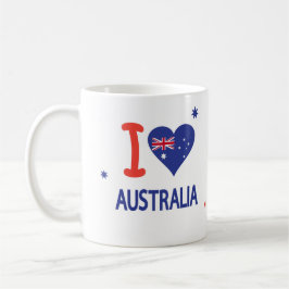"I KÄRLEK AUSTRALIA" Australien Dag den 26 januari Kaffemugg