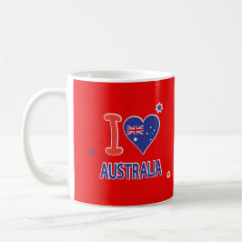 "I KÄRLEK AUSTRALIA" Australien Dag den 26 januari Kaffemugg