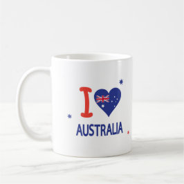 "I KÄRLEK AUSTRALIA" Australien Dag den 26 januari Kaffemugg