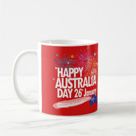 "I KÄRLEK AUSTRALIA" Australien Dag den 26 januari Kaffemugg