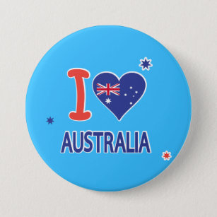 "I KÄRLEK AUSTRALIA" Australien Dag den 26 januari Knapp