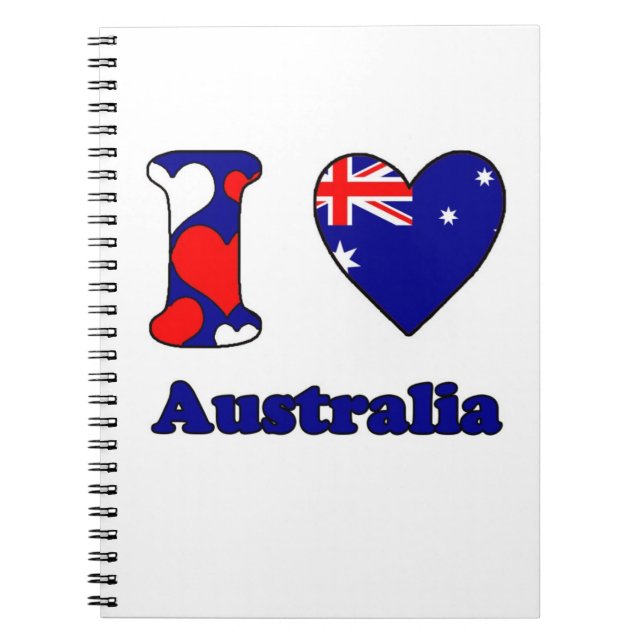I kärlek Australien Anteckningsbok (Framsidan)