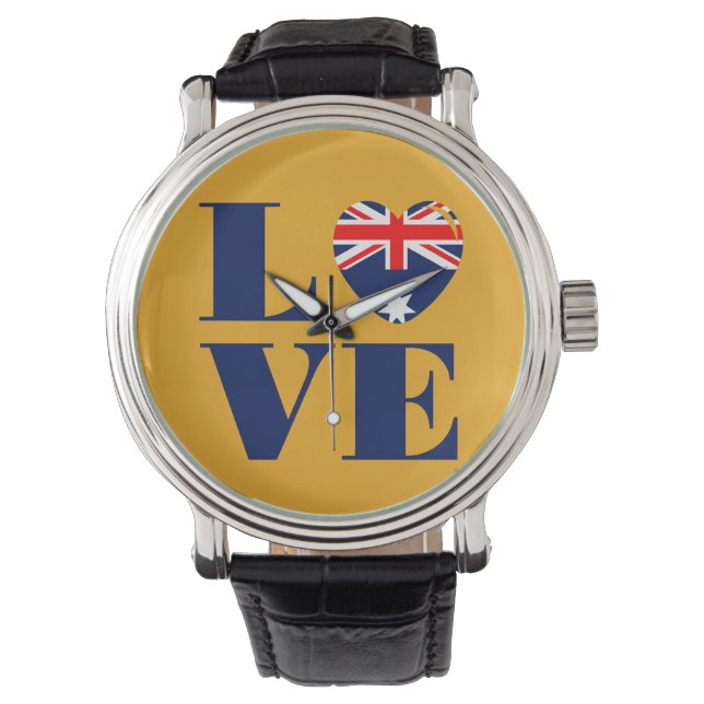 I kärlek Australien Armbandsur (Framsida)