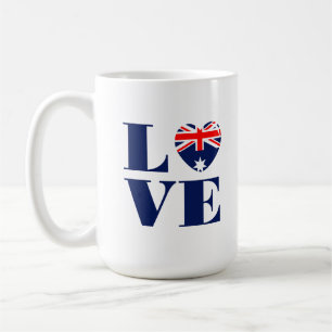 I kärlek Australien Kaffemugg