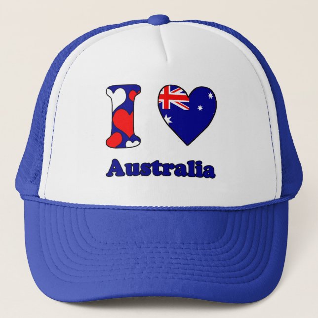 I kärlek Australien Keps (Framsida)