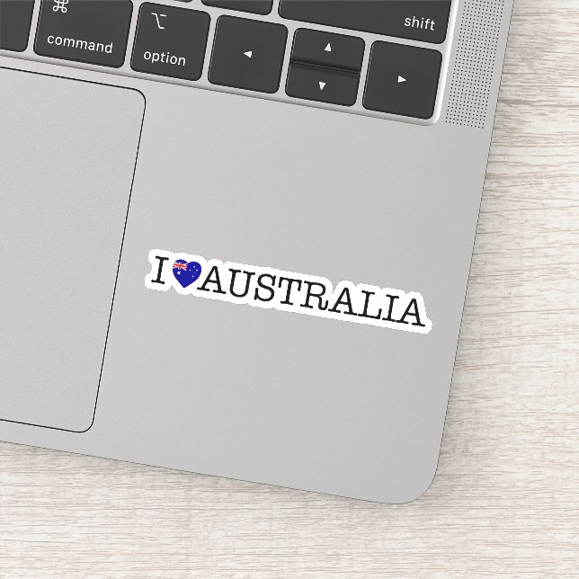 I Kärlek Australien Klistermärken (Detalj)