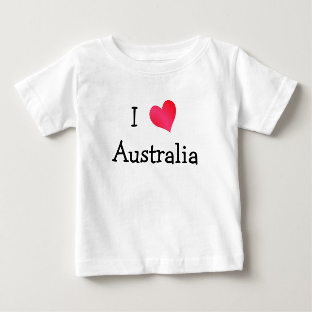 I Kärlek Australien T-shirt (Framsida)