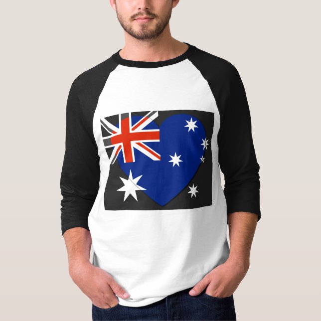 I kärlek Australien T-shirts (Framsida)