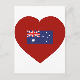 I Kärlek Australien Vykort