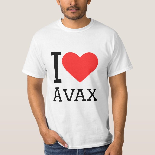 I kärlek avax t shirt (Framsida)