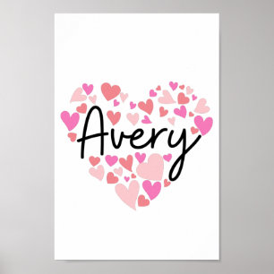 I kärlek Avery Poster