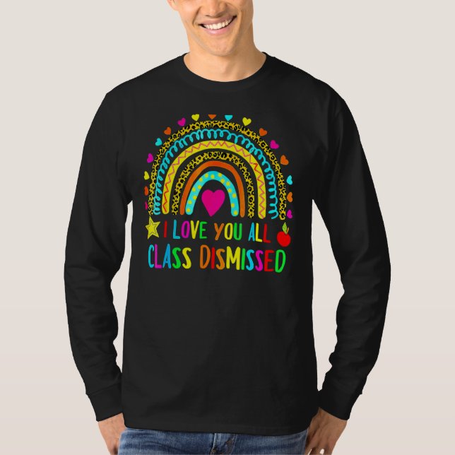 I Kärlek avfärdade du leopard förra dagen T Shirt (Framsida)
