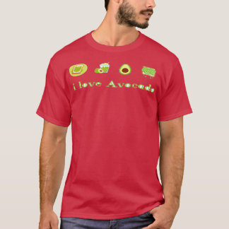 I kärlek Avocado 8 T Shirt