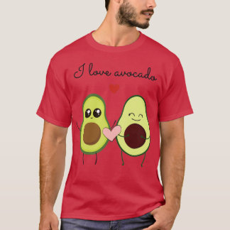 I kärlek avocado avocado par t shirt