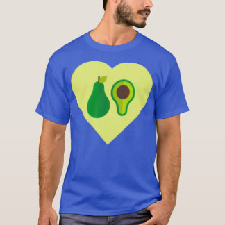 I kärlek Avocado Healthy Food Vegetables T Shirt