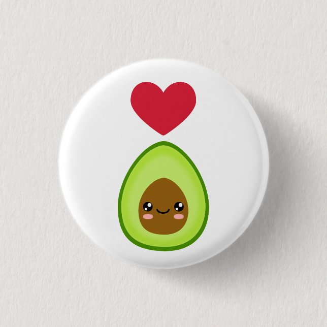 I kärlek Avocado Knapp (Framsida)