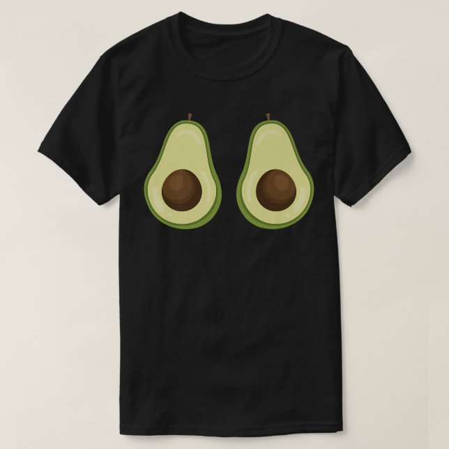 I Kärlek Avocado T Shirt (Design framsida)