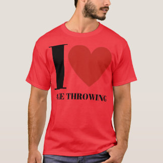 I kärlek Ax Throwing 3 T Shirt