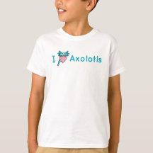 I Kärlek Axolotl Tee Shirt