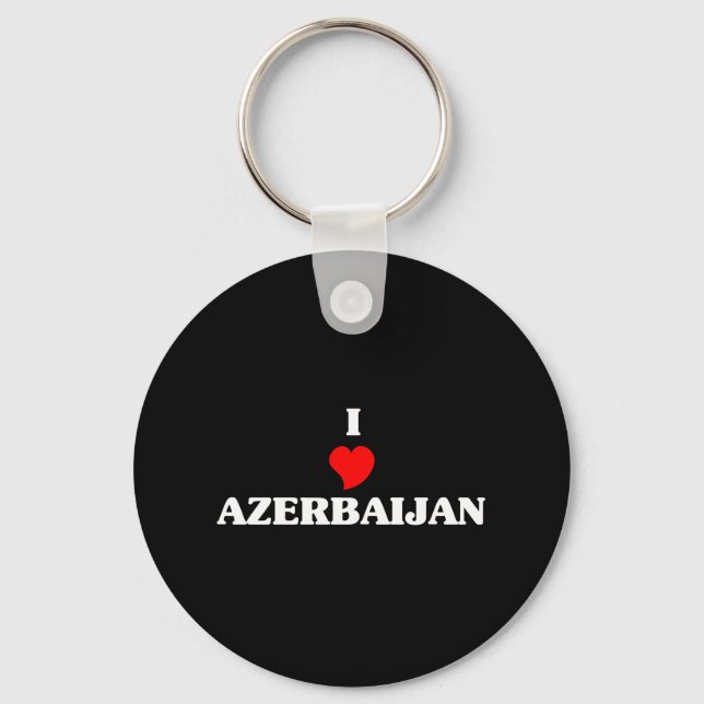 I Kärlek Azerbajdzjan Nyckelring (Framsida)