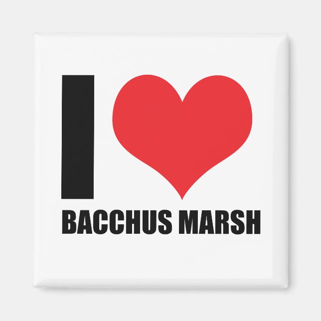 I kärlek Bacchus Marsh Magnet (Framsidan)