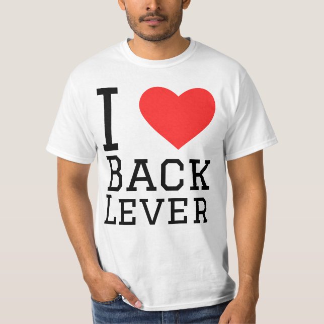 I kärlek backspaken t shirt (Framsida)