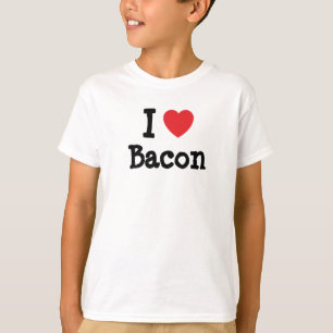I kärlek Bacon hjärta T-Shirt