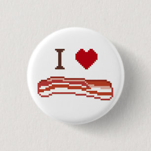 I Kärlek Bacon Knapp