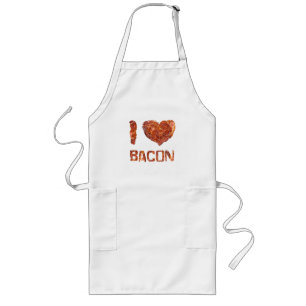 I Kärlek Bacon Långt Förkläde