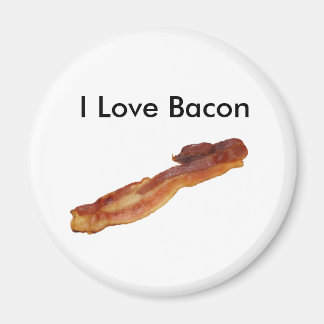 I Kärlek Bacon Magnet