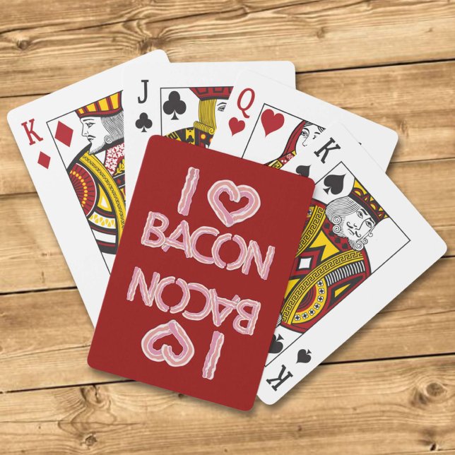 I Kärlek Bacon Spel Kort (Skapare uppladdad)