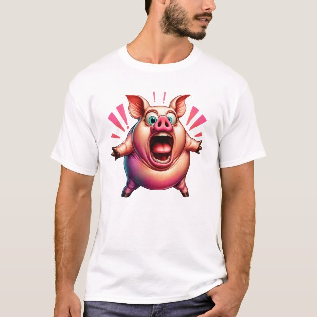 I KÄRLEK BACON T SHIRT (Framsida)