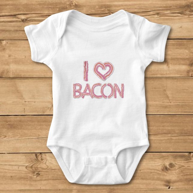 I Kärlek Bacon T-shirt (Skapare uppladdad)