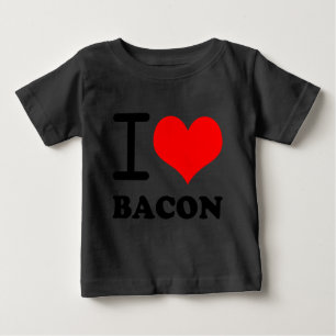 I kärlek bacon tee shirt