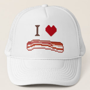 I Kärlek Bacon Truckerkeps