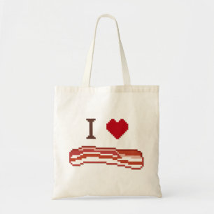 I Kärlek Bacon Tygkasse