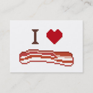 I Kärlek Bacon Visitkort