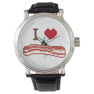 I Kärlek Bacon Wrist Watch Armbandsur