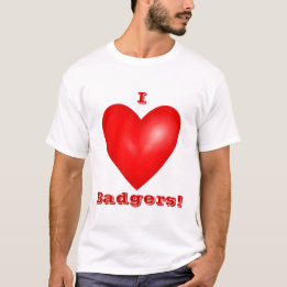 I Kärlek Badgers Unisex Tröja