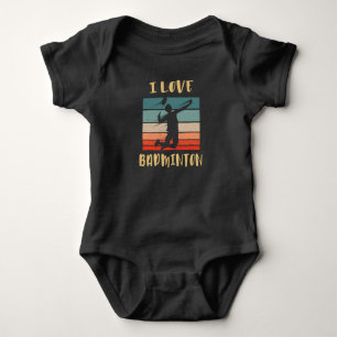 I Kärlek Badminton Jump Smash T Shirt