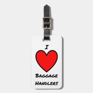 I Kärlek-bagagehanterare Bagagebricka