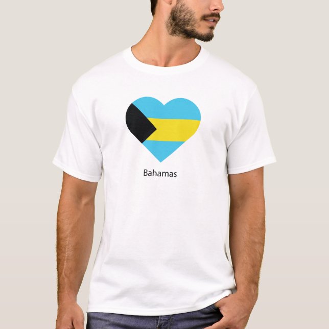 I Kärlek Bahamas T Shirt (Framsida)