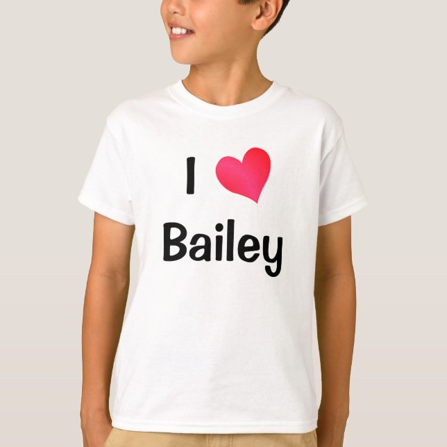 I Kärlek Bailey Tee Shirt (Framsida)