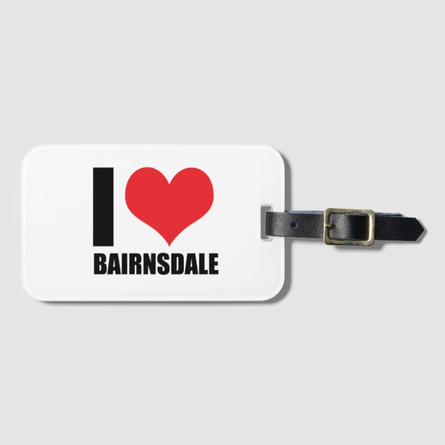 I kärlek Bairnsdale Bagagebricka (Framsida horisontal)
