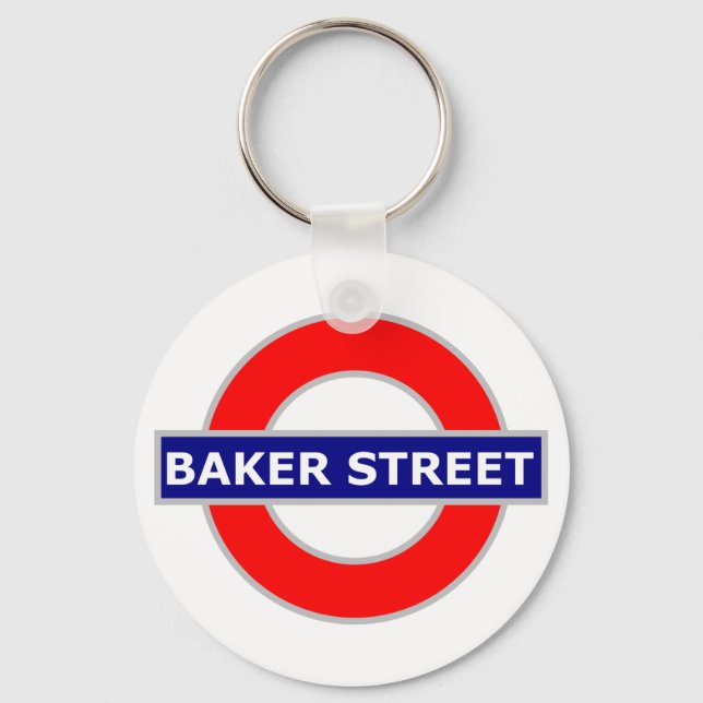 I kärlek Baker Street | Nyckelkedja Nyckelring (Framsida)