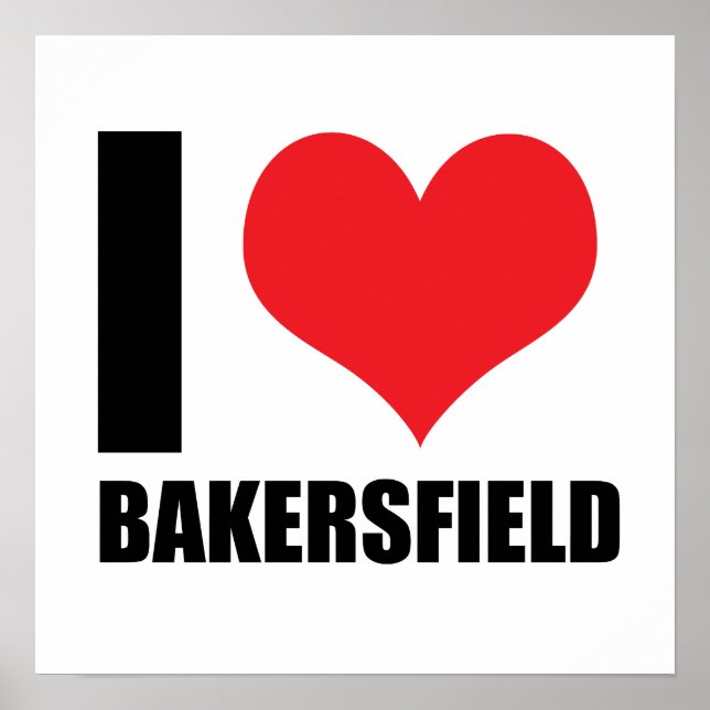 I kärlek Bakersfield Poster (Framsidan)
