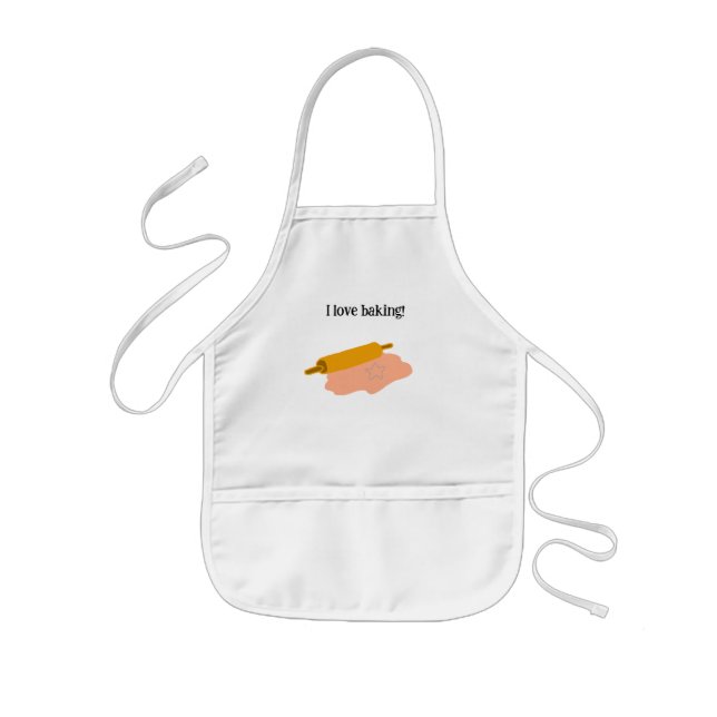 I Kärlek Baking Barnförkläde (Framsidan)