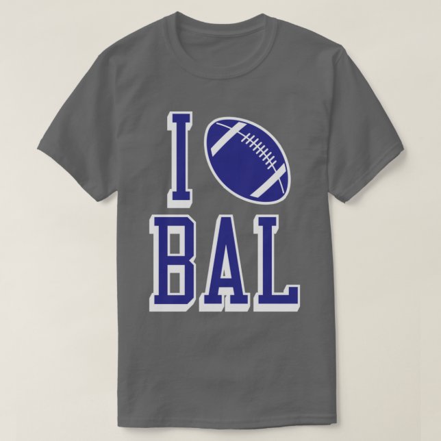 I Kärlek BAL Black T Shirt (Design framsida)