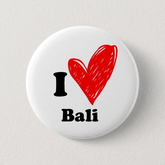 I kärlek Bali Knapp (Framsida)