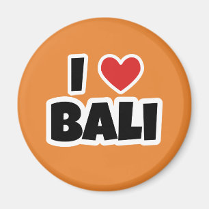 I kärlek Bali Magnet